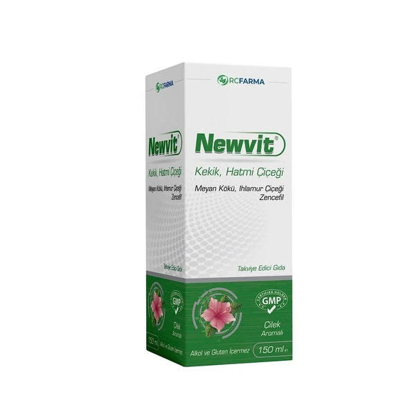 Newvit Kekik ve Hatmi Çiçeği İçeren Sıvı Takviye Edici Gıda 150ml ürün görseli 1