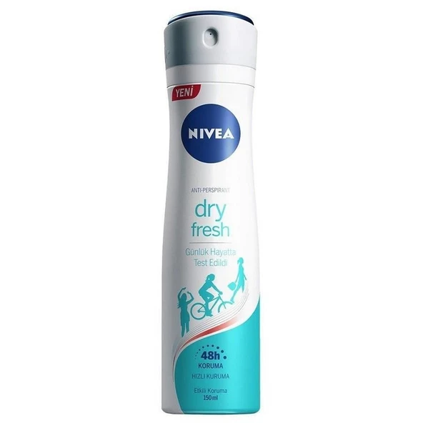 Nivea Dry Fresh Kadın Deodorant 150ml ürün görseli 1