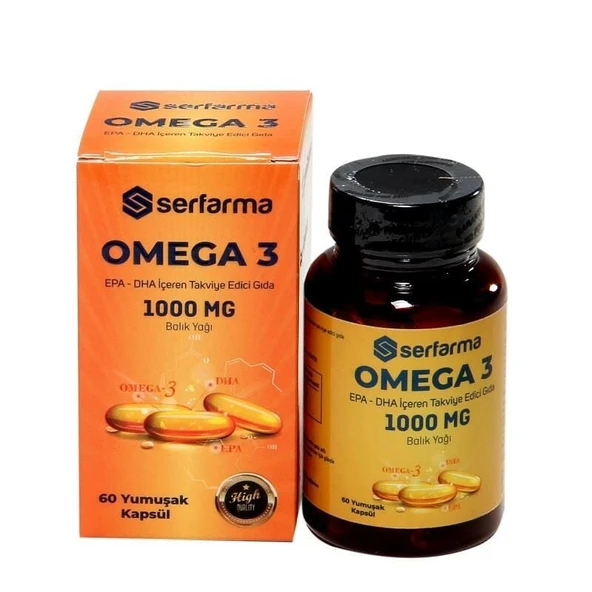 Serfarma Omega 3 60 Kapsül ürün görseli 1