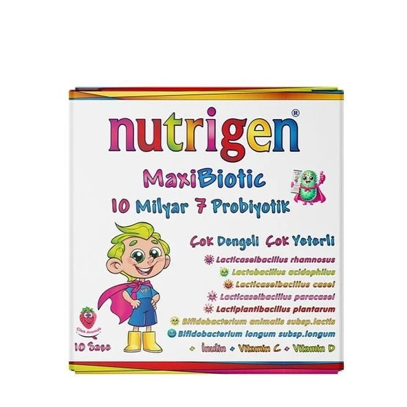 Nutrigen Maxibiotic Probiyotik 10 Saşe ürün görseli 1