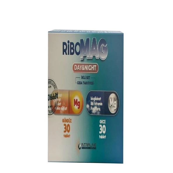RiboMag Day & Night 30 + 30 Tablet ürün görseli 1
