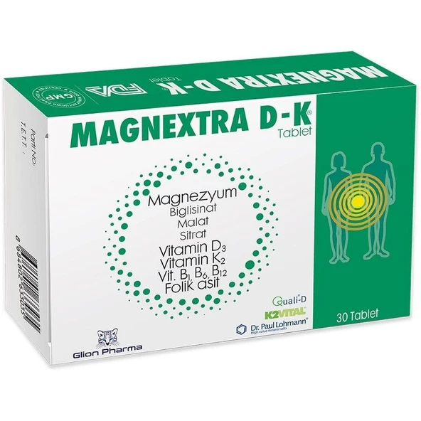 Magnextra D-K 30 Tablet ürün görseli 1