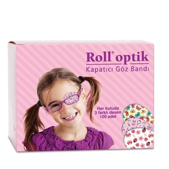 Roll Optik Kapatıcı Göz Bandı KIZ 100 Adet ürün görseli 1