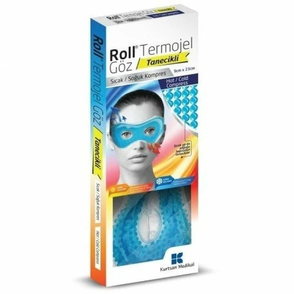 Roll Göz için Termojel Tanecikli Sıcak Soğuk Kompres – 9 cm x 23 cm ürün görseli 1