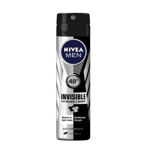 Nivea Men Black White Power Invsb. Deodorant Sprey 150 Ml ürün görseli 1