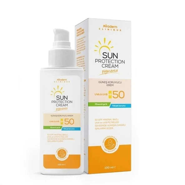Miraderm Sun Protection Cream Pigmenta SPF50 100ML ürün görseli 1