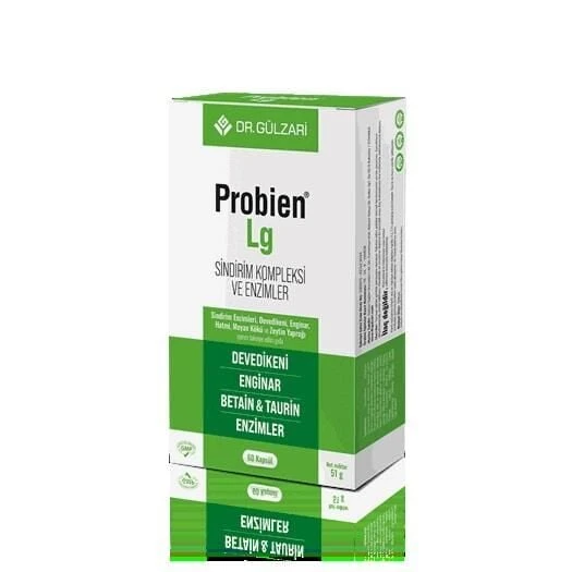 Probien LG Digestive Sindirim Kompleksi ve Enzimler 60 Kapsül ürün görseli 1