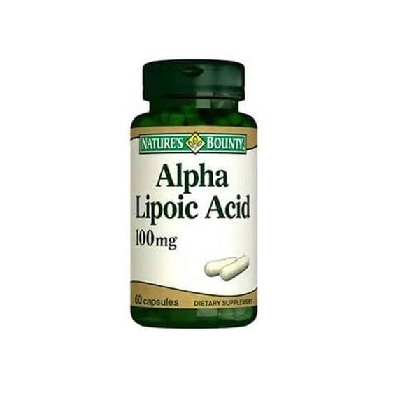 Nature's Bounty Alpha Lipoic Acid 100 mg 60 Kapsül ürün görseli 1