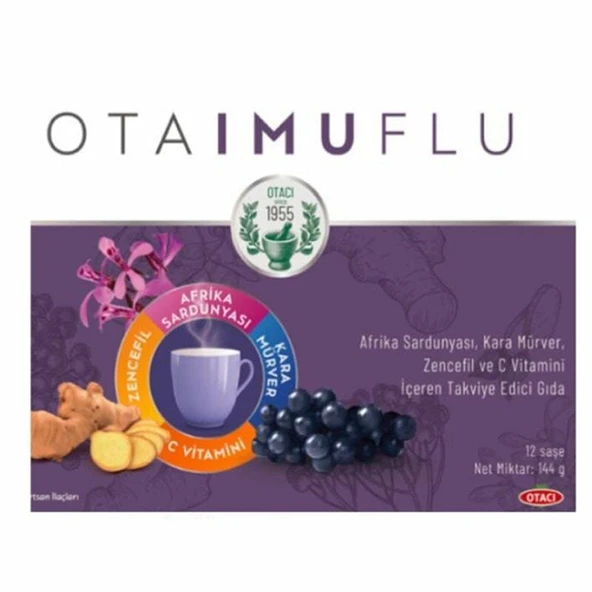 Otaimuflu Saşe 12 li Takviye Edici Gıda ürün görseli 1