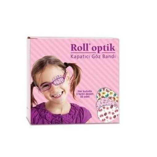 Roll Optik Kapatıcı Göz Bandı KIZ 50 Adet ürün görseli 1