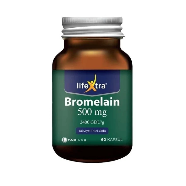 LifeXtra Bromelain 500 mg 60 Kapsül ürün görseli 1
