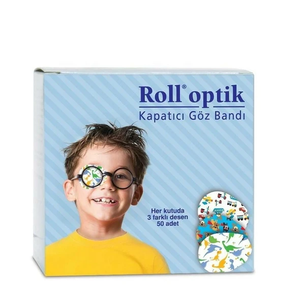 Roll Optik Kapatıcı Göz Bandı ERKEK 50 Adet ürün görseli 1