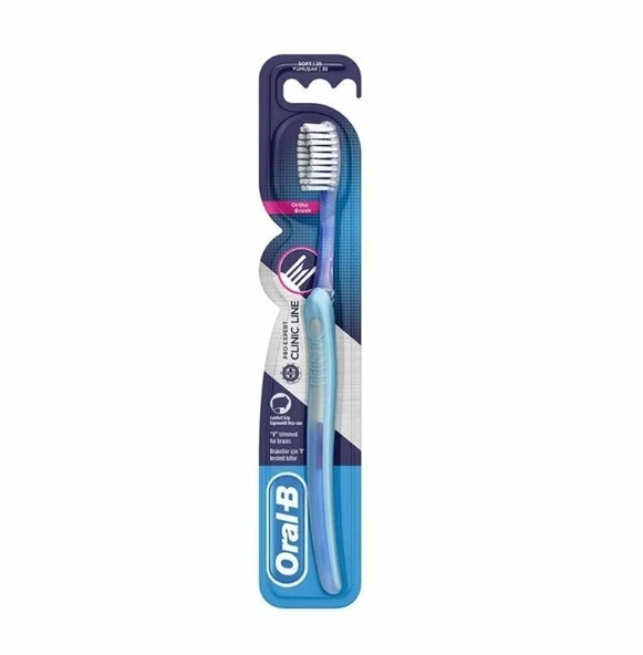 Oral B Pro-Expert Clinic Line Ortho Brush Ortodontik Diş Fırçası ürün görseli 1
