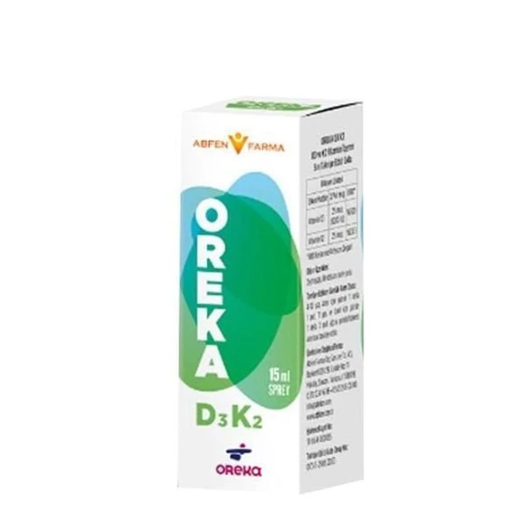 Oreka D3K2 Vitamin D3K2 Sprey 15ml ürün görseli 1