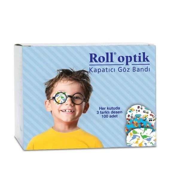 Roll Optik Kapatıcı Göz Bandı ERKEK 100 Adet ürün görseli 1