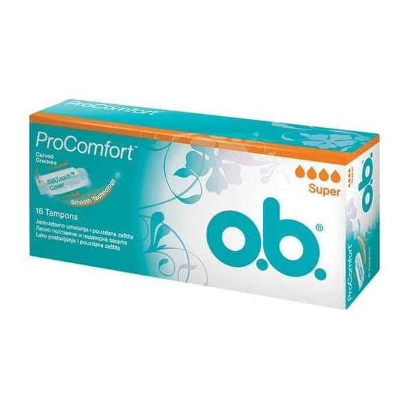 O.B Pro Comfort Tampon Süper 16 lı ürün görseli 1