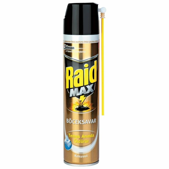 Raid Böceksavar Max Aerosol 400ml ürün görseli 1