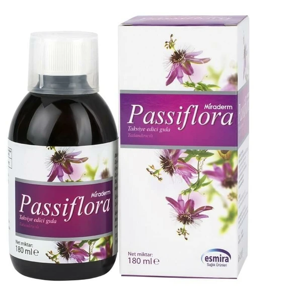 Miraderm Passiflora Şurup 180ml ürün görseli 1