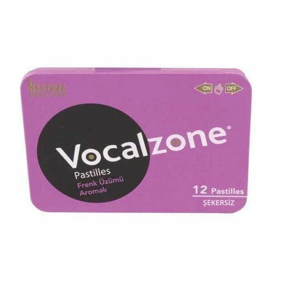 Vocalzone Frenküzümlü Şekersiz Pastil 12 ürün görseli 1