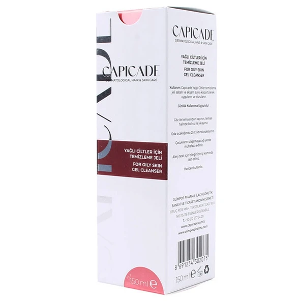 Capicade Anti Acne Yağlı Ciltler İçin Temizleme Jeli 150 ml ürün görseli 1