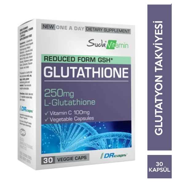 Suda Vitamin Glutathione 30 Kapsül ürün görseli 1