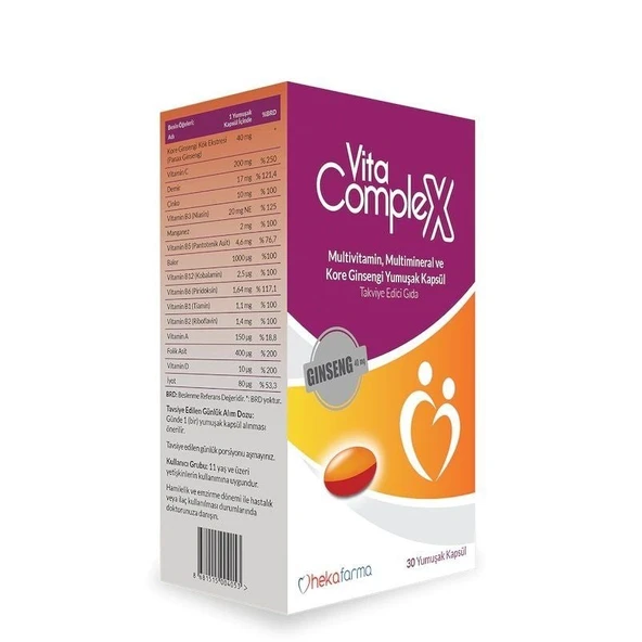 Vitacomplex Astaxsantin Multivamin Ginseng 30 Tablet ürün görseli 1