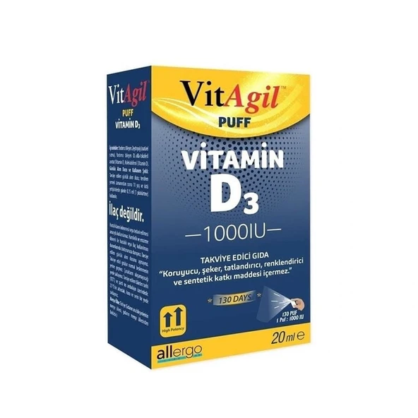 Vitagil Vitamin D3 1000IU Sprey ürün görseli 1