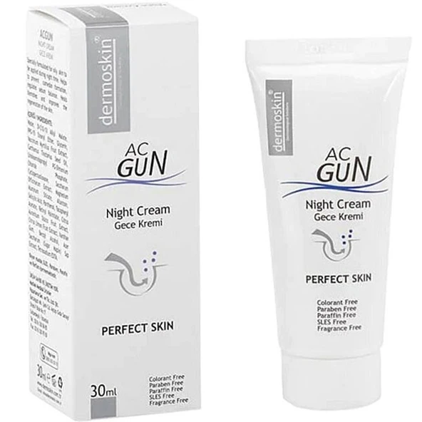 Dermoskin Acgun Gece Kremi 30 ML ürün görseli 1