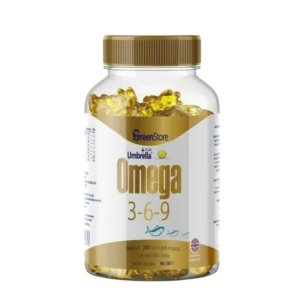 Umbrella Omega 3,6,9 200 Kapsül ürün görseli 1