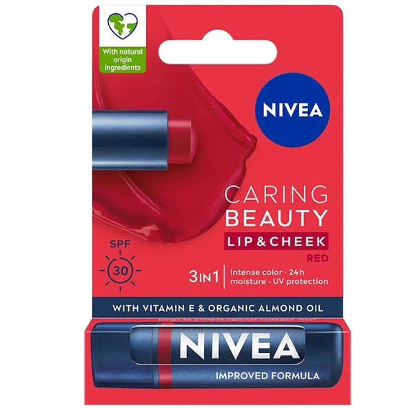 Nivea Lip Cheek Caring Red ürün görseli 1