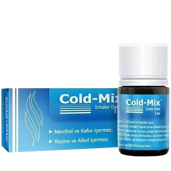 Cold Mix İnhaler Damla 5 ml Bitkisel Damla ürün görseli 1