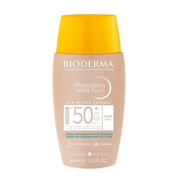 Bioderma Photoderm Nude Touch SPF50+ Light 40 ml ürün görseli 1