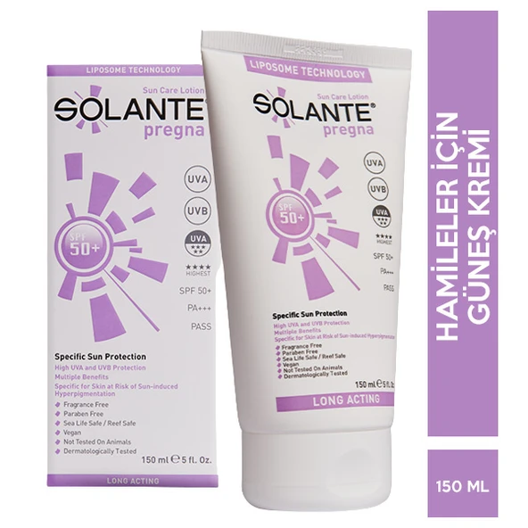 Solante Pregna Spf 50 150 ML Güneş Kremi ürün görseli 1