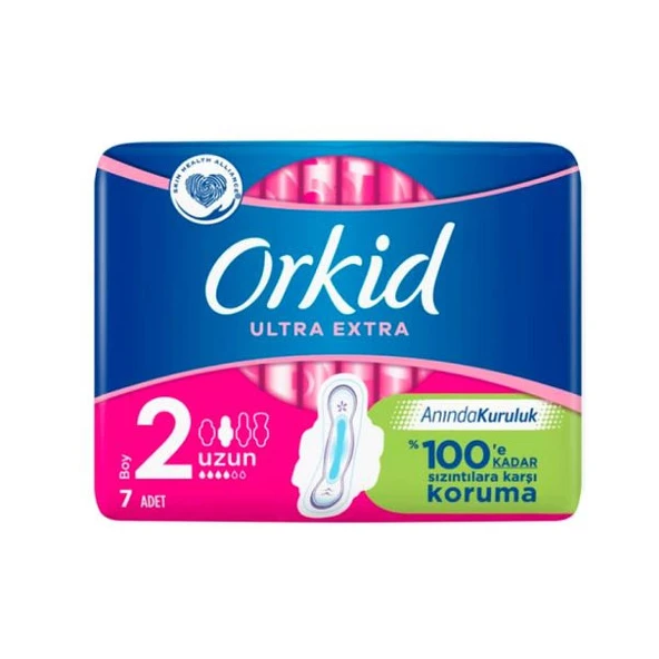 Orkid Ultra Hijyenik Ped Uzun Tekli No2 7 Adet ürün görseli 1