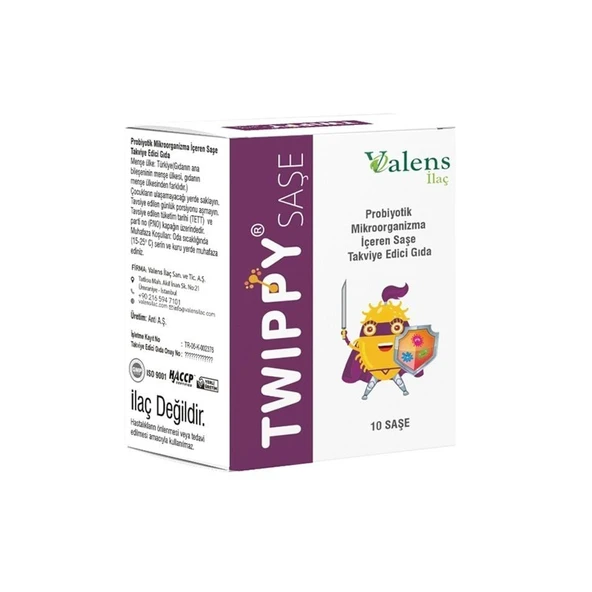 Twippy Saşe 10 lu - Twippy Probiyotik Saşe ürün görseli 1