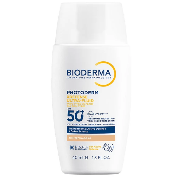 Bioderma Photoderm XDefense Spf50+ Tüm Cilt Tipleri İçin Renkli Güneş Kremi 40 ml - Light ürün görseli 1