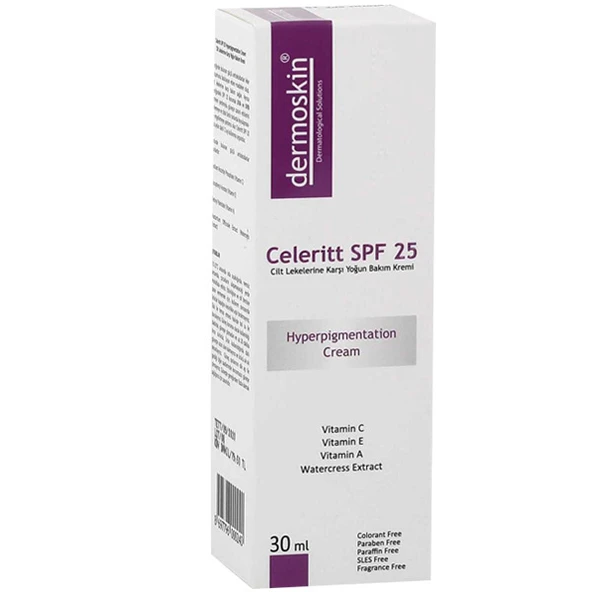 Dermoskin Celeritt Spf 25 30 ml Leke Bakım Kremi ürün görseli 1