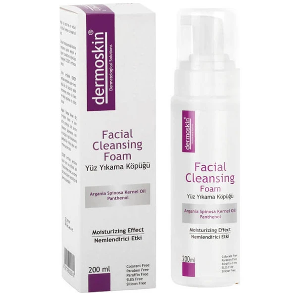 Dermoskin Facial Cleansing Foam 200 ML Temizleme Köpüğü ürün görseli 1
