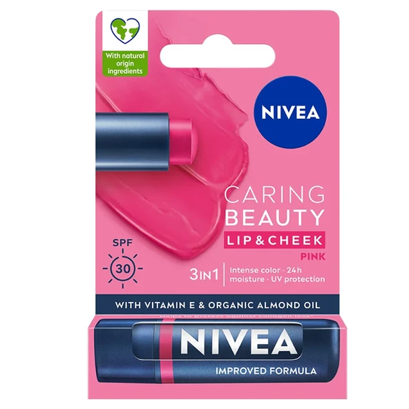 Nivea Lip Cheek Caring Pınk ürün görseli 1