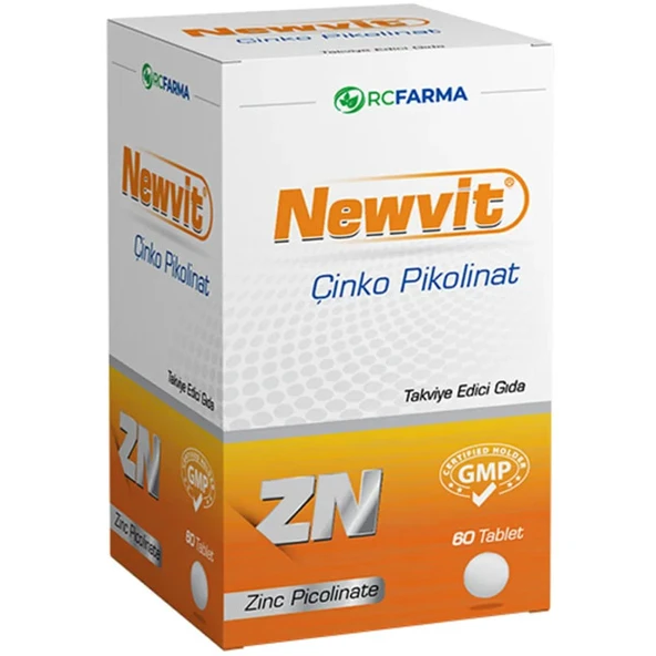 Newvit Çinko Pikolinat 60 Tablet ürün görseli 1