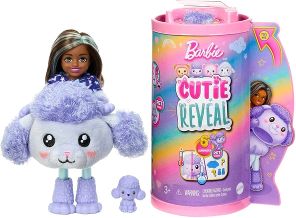 Barbie Cutie Reveal Bebekler Chelsea Sevimli Kostümler Serisi HKR20 ürün görseli 1