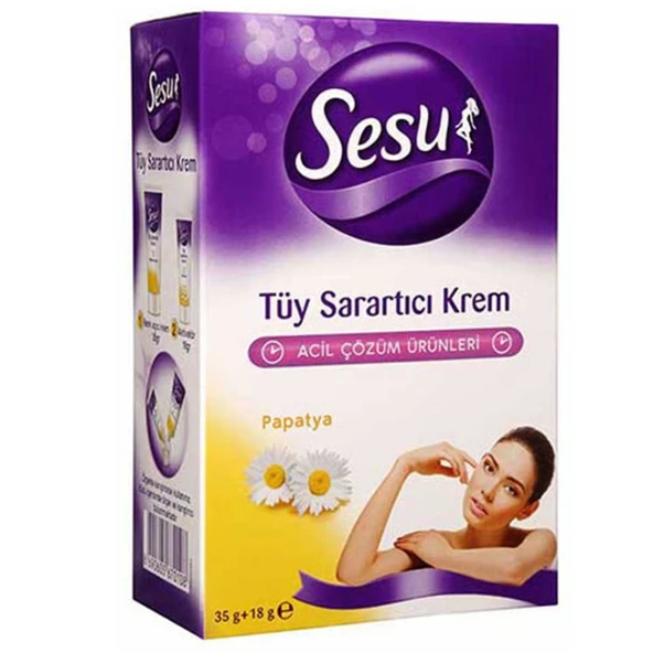 Sesu Tüy Sarartıcı Krem 35 gr +18 gr ürün görseli 1