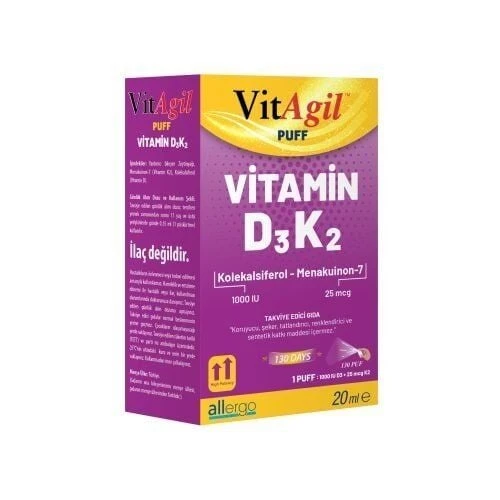 Vitagil Vitamin D3K2 Puff Sprey ürün görseli 1