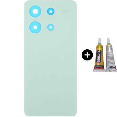 Redmi Note 13 Uyumlu Arka Pil Kapağı Yeşil + B7000 ürün görseli 1