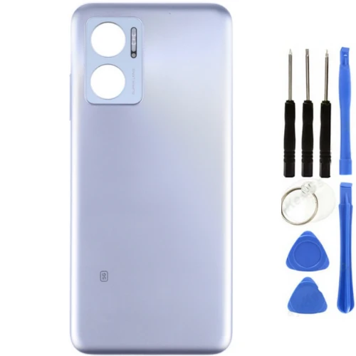 Redmi Note 11E Uyumlu Arka Pil Kapağı Gri + Tamir Seti ürün görseli 1