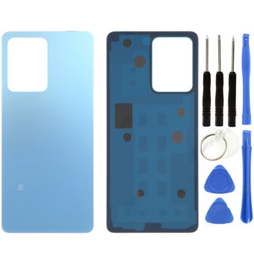 Redmi Note 12 Pro 5G Uyumlu Arka Pil Kapağı Mavi + Tamir Seti ürün görseli 1