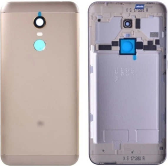 Redmi 5 Plus Uyumlu Full Kasa Arka Pil Kapağı Gold ürün görseli 1