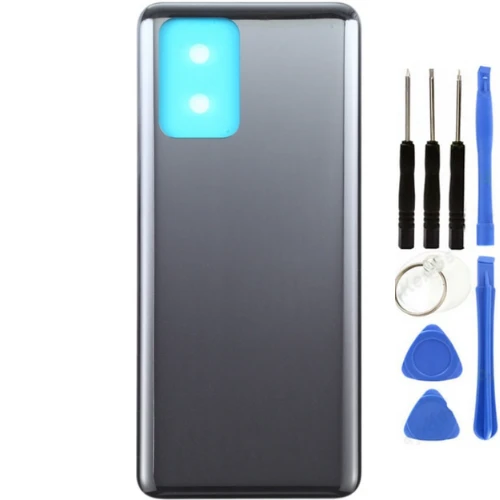 Redmi Note 10 Uyumlu Arka Pil Kapağı Siyah + Tamir Seti ürün görseli 1
