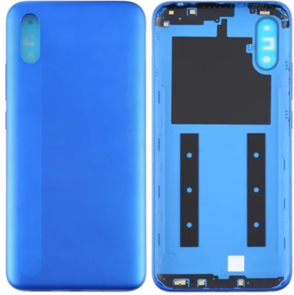 Redmi 9A Uyumlu Full Kasa Arka Pil Kapağı Mavi ürün görseli 1