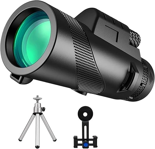 TechTic 80x100 Taşınabilir Monoküler Dürbün Teleskop Uzun Menzilli Tek Göz Dürbün Avcılık Spor Kamp ürün görseli 1